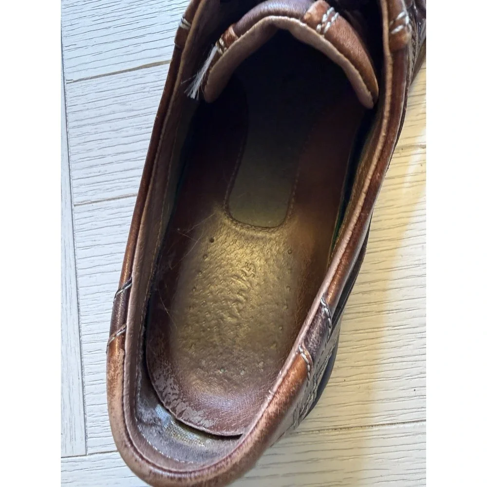 CLARKS Touareg 70853 Mens Brown Chestnut Leather Casual Oxford Shoes‎ Size 11 M